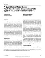 HO-18-015 — A Quantitative Model-Based Fault Detection and Diagnostics (FDD) System for Zone-Level Inefficiencies