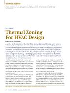 Thermal Zoning for HVAC Design