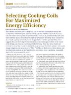 Engineer's Notebook: Selecting Cooling Coils for Maximized Energy Efficiency