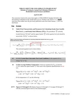 ASHRAE 103-2017 Errata (April 25, 2019)