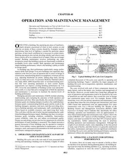 A40 — Operation and Maintenance Management (SI)