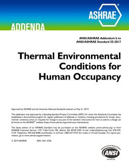 ASHRAE 55-2017 Addenda b