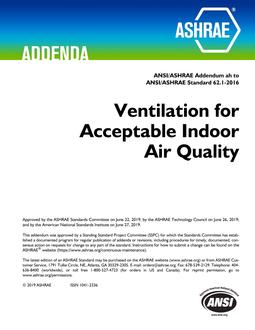 ASHRAE 62.1-2016 Addendum ah