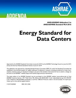 ASHRAE 90.4-2016 Addendum f