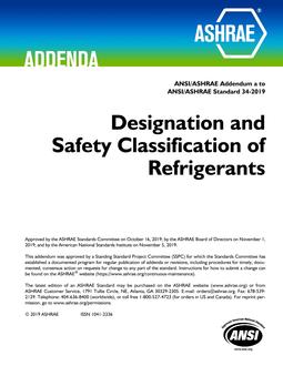 ASHRAE 34-2019 Addendum a