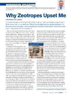 Refrigeration Applications: Why Zeotropes Upset Me