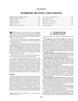 S13 — Hydronic Heating and Cooling (SI)