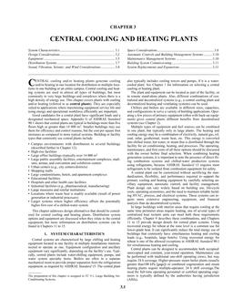 S03 — Central Cooling and Heating Plants (SI)