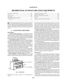 S34 — Residential In-Space Heating Equipment (I-P)