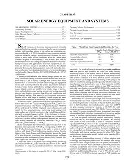 S37 — Solar Energy Equipment (I-P)