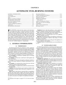 S31 — Automatic Fuel-Burning Systems (SI)