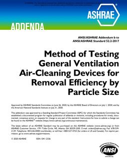 ASHRAE 52.2-2017 Addendum b