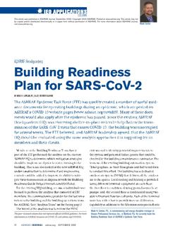 IEQ Applications: Building Readiness Plan for SARS-CoV-2: ASHRAE Headquarters