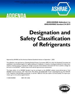 ASHRAE 34-2019 Addendum i