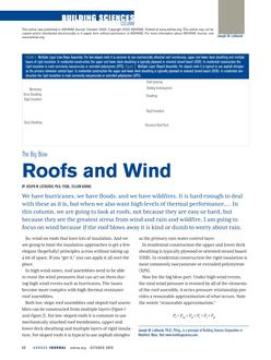 Building Sciences: The Big Blow: Roofs and Wind