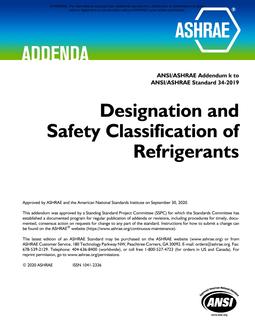 ASHRAE 34-2019 Addendum k