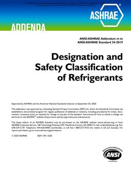 ASHRAE 34-2019 Addendum m