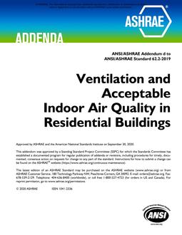 ASHRAE 62.2-2019 Addenda d