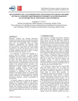 Development of a Fast Prediction and Interactive Design Method of Visual Comfort for Indoor Multisport Facilities Based on AcceleradRT Real-Time Simulation Feedback