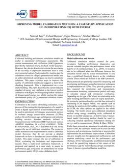 Improving Model Calibration Methods: A Case Study Application of Incorporating IEQ with Energy