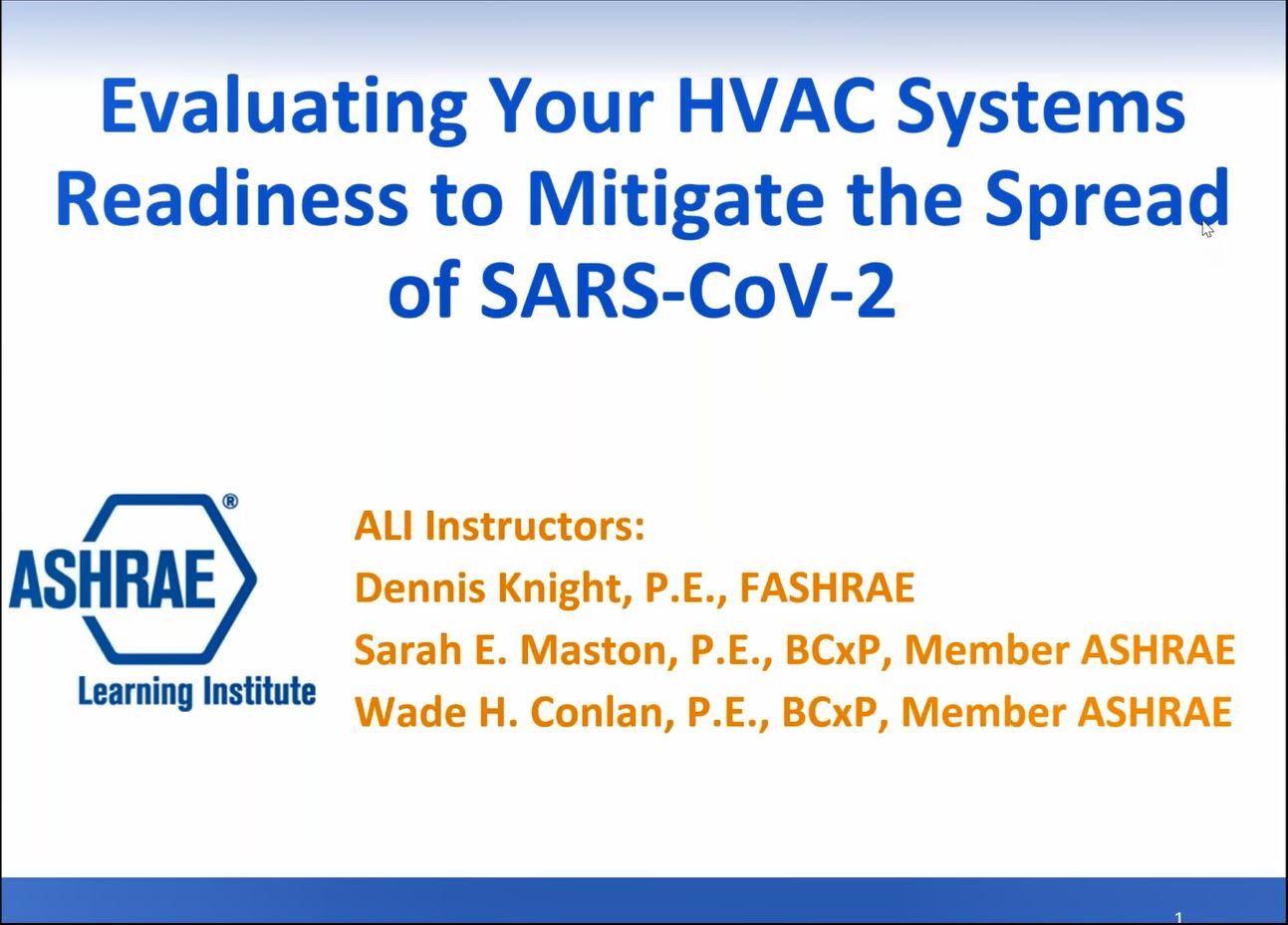 Evaluating Your HVAC System's Readiness to Mitigate the Spread of SARS-CoV-2