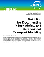 Guideline 33-2021 — Guideline for Documenting Indoor Airflow and Contaminant Transport Modeling