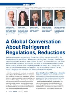 A Global Conversation About Refrigerant Regulations, Reductions