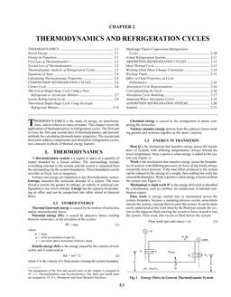 F02 — Thermodynamics and Refrigeration Cycles (SI)