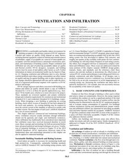 F16 — Ventilation and Infiltration (I-P)