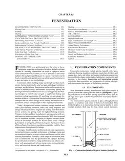 F15 — Fenestration (SI)