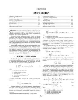 F21 — Duct Design (SI)