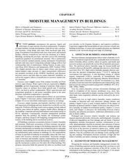 F37 — Moisture Management in Buildings (I-P)