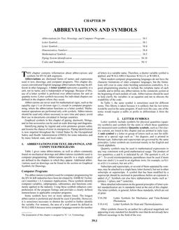 F39 — Abbreviations and Symbols (SI)