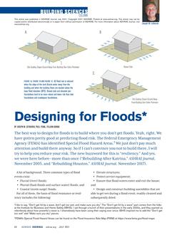 Building Sciences: Designing for Floods