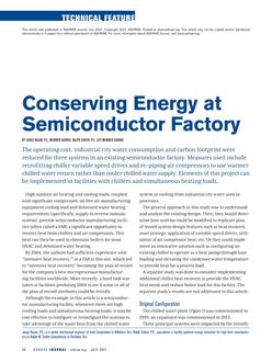 Conserving Energy at Semiconductor Factory