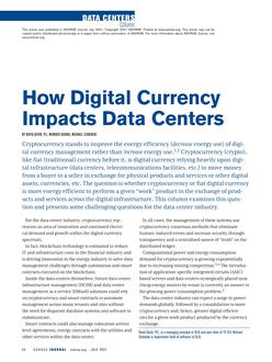 Data Centers: How Digital Currency Impacts Data Centers