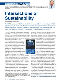 Refrigeration Applications: Intersections of Sustainability