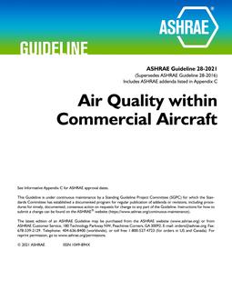 Guideline 28-2021 — Air Quality within Commercial Aircraft