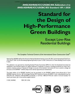 ASHRAE 189.1-2020 Addenda d