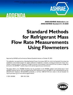 ASHRAE 41.10-2020 Addendum a