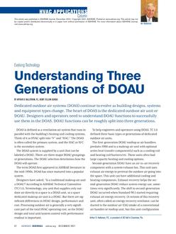 HVAC Applications: Understanding Three Generations of DOAU