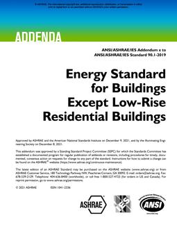 ASHRAE IC 90.1-2019 Addenda x