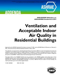 ASHRAE 62.2-2019 Addenda y