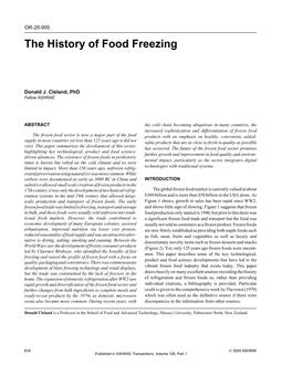 OR-20-005 — The History of Food Freezing