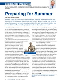 Refrigeration Applications: Preparing for Summer