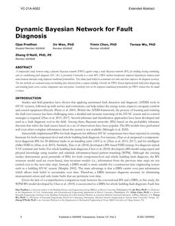 VC-21A-A002 — Dynamic Bayesian Network for Fault Diagnosis