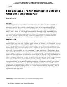 Fan-Assisted Trench Heating in Extreme Outdoor Temperatures