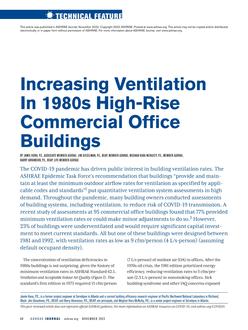 Increasing Ventilation In 1980s High-Rise Commercial Office Buildings