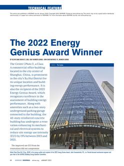 The 2022 Energy Genius Award Winner