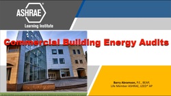 Commercial Building Energy Audits (6-hour)